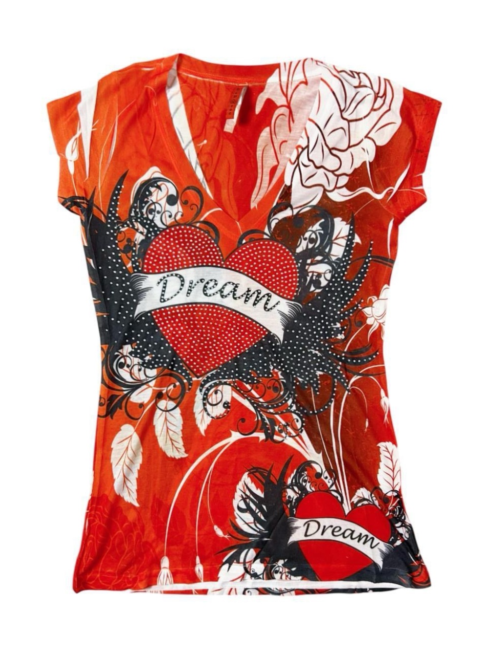 00s frutiger metro floral print top